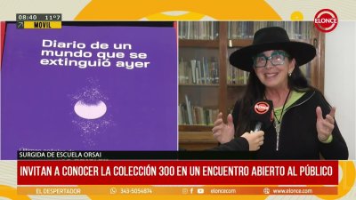 Presentan esta tarde la "Colecci&oacute;n 300" en la Biblioteca Provincial en Paran&aacute;